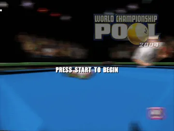 World Championship Pool 2004 (USA) screen shot title